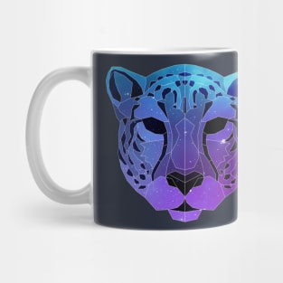 Galaxy Cheetah Geometric Animal Mug